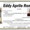 Eddy, Aprile Ronda