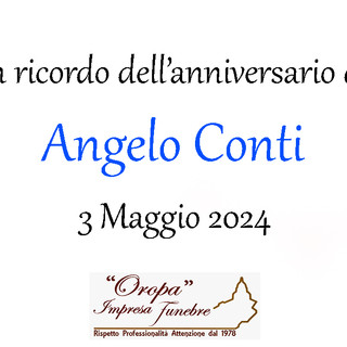 Angelo Conti, in ricordo dell'anniversario