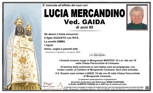Lucia Mercandino Ved. Gaida