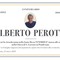 Alberto Perotti - Anniversario