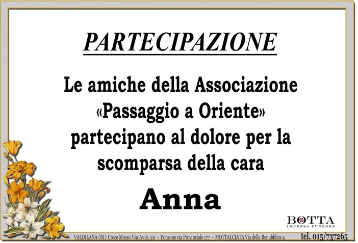 Anna - Partecipazione