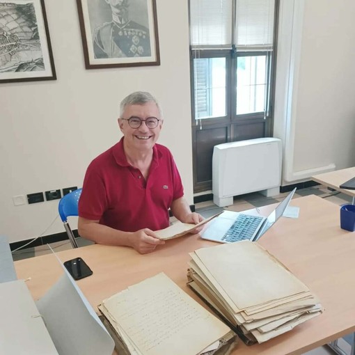 Alessandro Barbero all'Archivio di Stato di Biella: "Un ospite d'onore!" - Foto pagina Facebook Archivio di Stato Biella