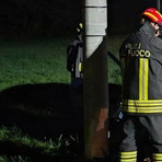 Crevacuore, auto contro un palo - Foto di repertorio Crevacuore, auto contro un palo - Foto di repertorio