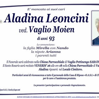Aladina Leoncini, ved. Vaglio Moien