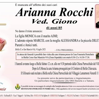 Arianna Rocchi ved. Giono