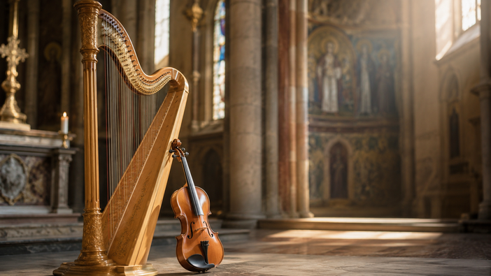 Cossato, arpa e violino per celebrare San Francesco Cossato, arpa e violino per celebrare San Francesco