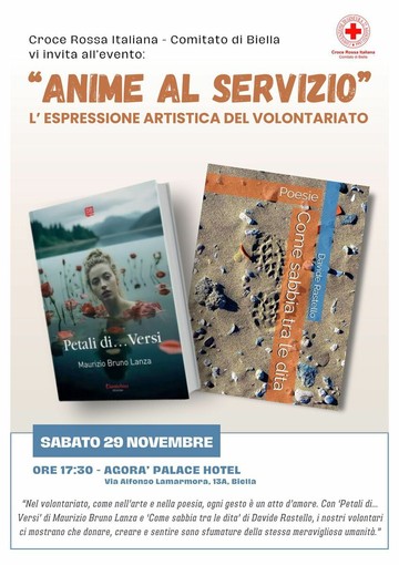 Croce Rossa Biella, poesia e volontariato: all'Agorà l'incontro gratuito
