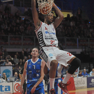 Mattia Udom nel match di andata contro Agrigento