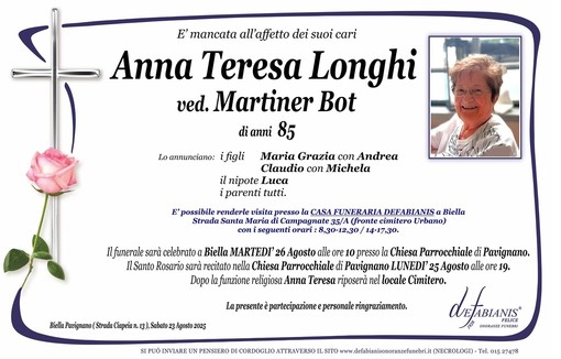 Anna Teresa Longhi, ved. Martiner Bot Anna Teresa Longhi, ved. Martiner Bot
