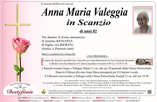 Anna Maria Valeggia in Scanzio