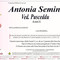 Antonia Seminara, ved. Pusceddu Antonia Seminara, ved. Pusceddu