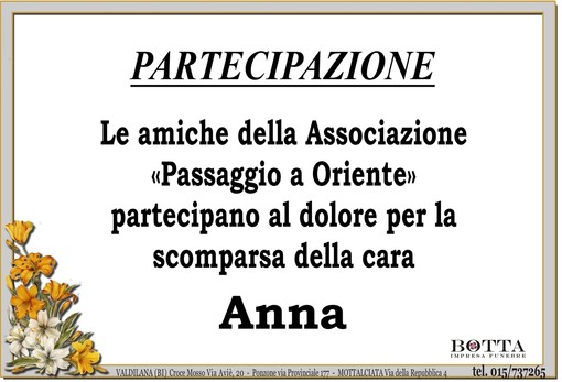 Anna - Partecipazione Anna - Partecipazione
