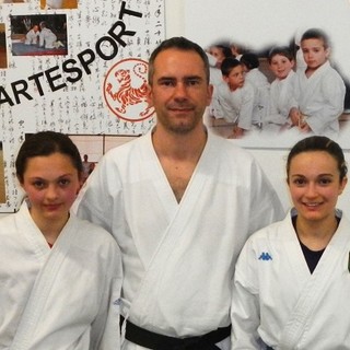 Camilla Rolando, Jennifer Regis e il maestro Andrea Crucitti Camilla Rolando, Jennifer Regis e il maestro Andrea Crucitti