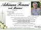 Adriana Ferrari, ved. Mariani
