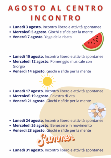 Agosto a Villa Comotto, tutti gli appuntamenti a Vigliano Agosto a Villa Comotto, tutti gli appuntamenti a Vigliano