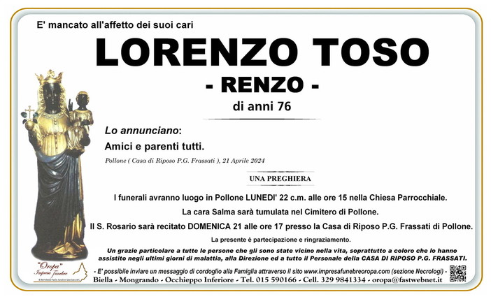 Lorenzo Toso, Renzo