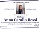 Anna Carollo Bessi - Anniversario