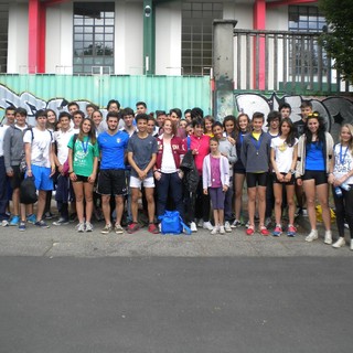 Alcuni dei partecipanti biellesi alla fase regionale