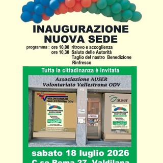 Vallemosso, Auser Volontariato Vallestrona inaugura la nuova sede