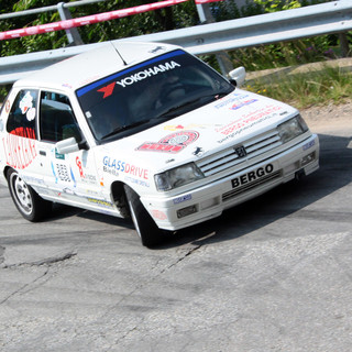 L'equipaggio Bergo - Poltronieri su Peugeot 309