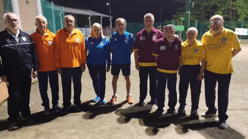 Le quattro coppie semifinaliste - Foto Federbocce Le quattro coppie semifinaliste - Foto Federbocce
