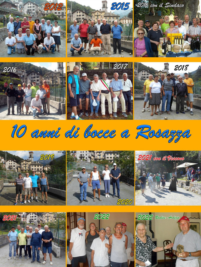 Rosazza: 10° trofeo di bocce a baraonda