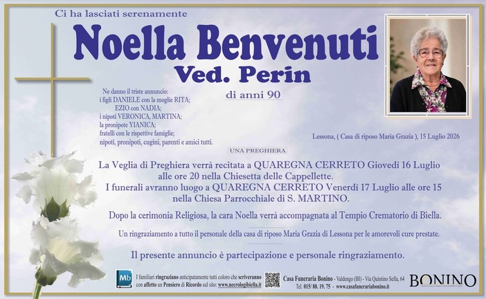 Noella Benvenuti, ved. Perin