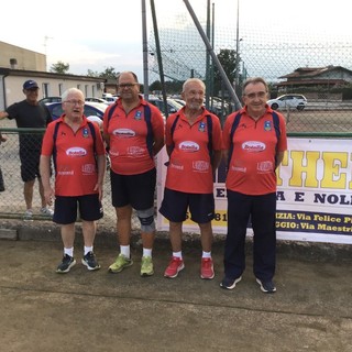 Nella foto il Crc Gaglianico con Silvano Bezzi, Corrado Cantone, Velio Veronese, Riccardo Zaffalon