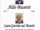 Aldo Biasetti e Laura Graziola ved. Biasetti, anniversario