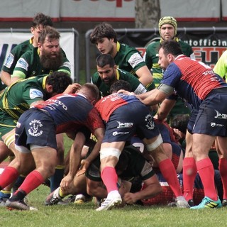 Sconfitta nell'ultima partita della stagione per i gialloverdi: Parabiago vs Biella Rugby 43-20, foto Alessandra Lanza
