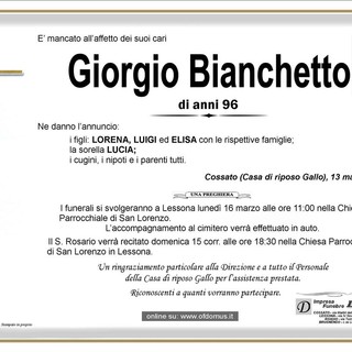 Giorgio Bianchetto