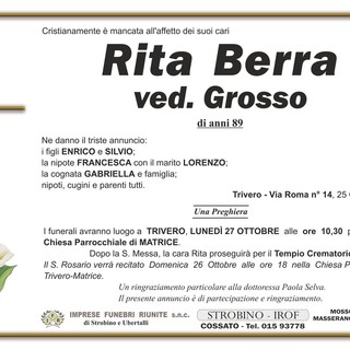 Rita Berra ved. Grosso Rita Berra ved. Grosso