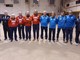 Gaglianico, in maglia rossa, vincitore del girone alto - Foto Federbocce Gaglianico, in maglia rossa, vincitore del girone alto - Foto Federbocce