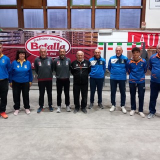 Le quattro coppie semifinaliste  del Campionato Alto Piemonte - Foto Federbocce