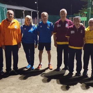 Le quattro coppie semifinaliste - Foto Federbocce Le quattro coppie semifinaliste - Foto Federbocce