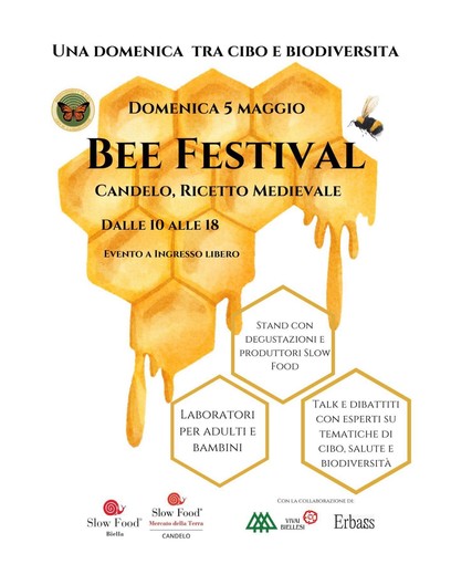 Slow Food Biella presenta Bee Festival al Ricetto di Candelo.