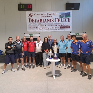 Le coppie finalisti al Memorial Botta - Foto Federbocce Le coppie finalisti al Memorial Botta - Foto Federbocce