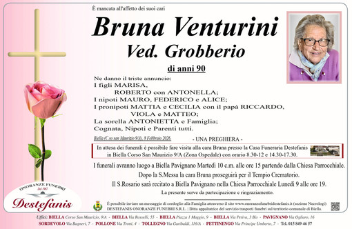 Bruna Venturini, ved. Grobberio
