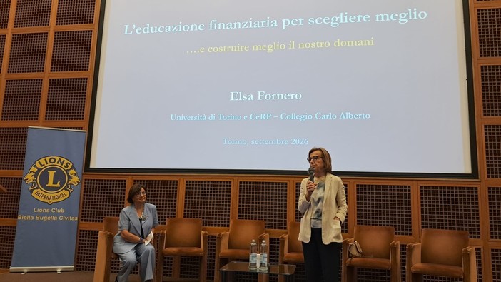 Elsa Fornero ospite a Biella: economia e parità a Città Studi Elsa Fornero ospite a Biella: economia e parità a Città Studi