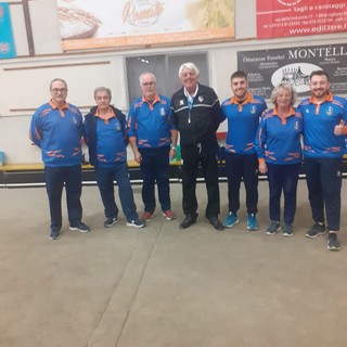 Le due terne Valle Elvo finaliste a Buronzo - Foto Federbocce