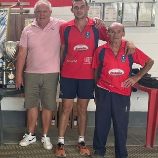 Bocce, Gaglianico conquista il Memorial "Filippo Turati", da destra Cuzzolin e Graziano - Foto Federbocce Bocce, Gaglianico conquista il Memorial "Filippo Turati", da destra Cuzzolin e Graziano - Foto Federbocce