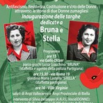 ANPI, a Zumaglia si inaugurano due targhe dedicate alle staffette partigiane Bruna e Stella ANPI, a Zumaglia si inaugurano due targhe dedicate alle staffette partigiane Bruna e Stella