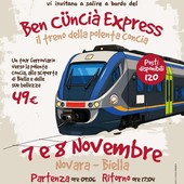 Da Novara a Biella, torna il Ben Cuncià Express Da Novara a Biella, torna il Ben Cuncià Express