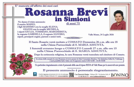 Rosanna Brevi in Simioni