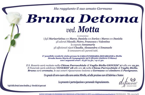 Bruna Detoma, ved. Motta Bruna Detoma, ved. Motta