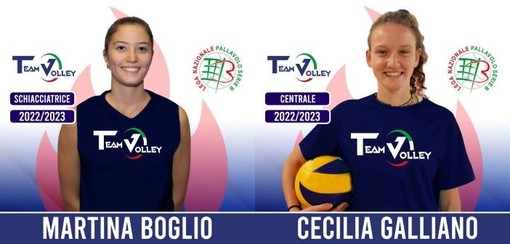 TeamVolley due nuovi arrivi per la B2, Boglio e Galliano