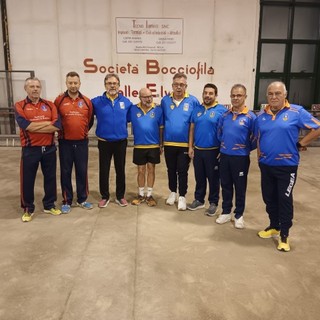 Bocce Valle Elvo: successo della Valle Mosso Mossese con Daniele Mento e Imerio Pietrobon nella gara notturna