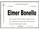Elmer Bonello, anniversario
