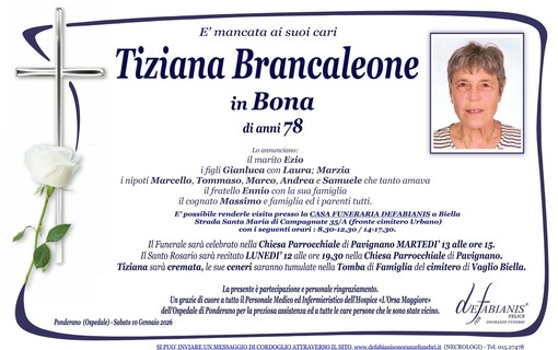 Tiziana Brancaleone, in Bona