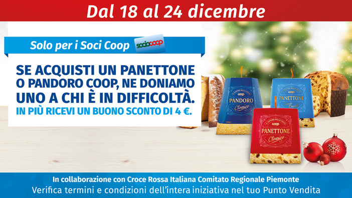 All’Ipercoop di Biella, un dolce per te, uno in buono, uno in dono All’Ipercoop di Biella, un dolce per te, uno in buono, uno in dono